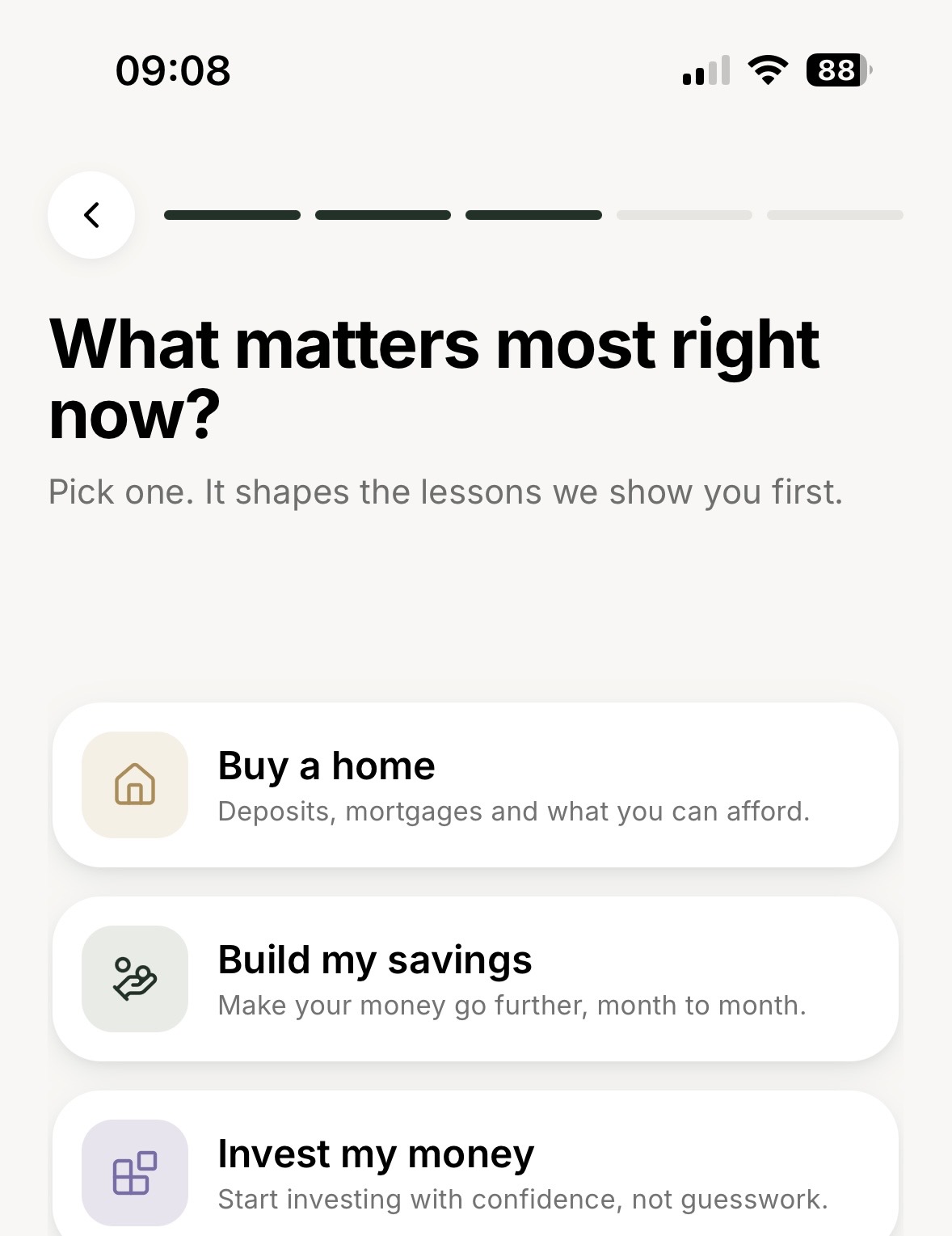 Seed asking what matters most right now